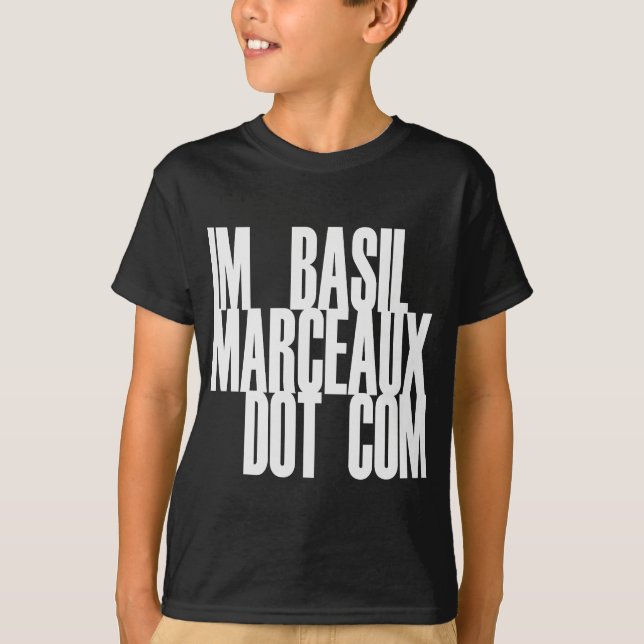 T-SHIRT IM COM DE POINT DE BASIL MARCEAUX (Devant)