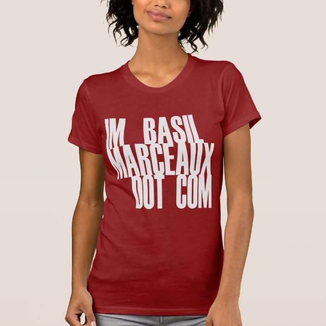 T-SHIRT IM COM DE POINT DE BASIL MARCEAUX (Devant)