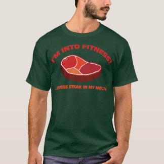 T-shirt Im Dans FitnessFitness Steak Dans Ma Bouche