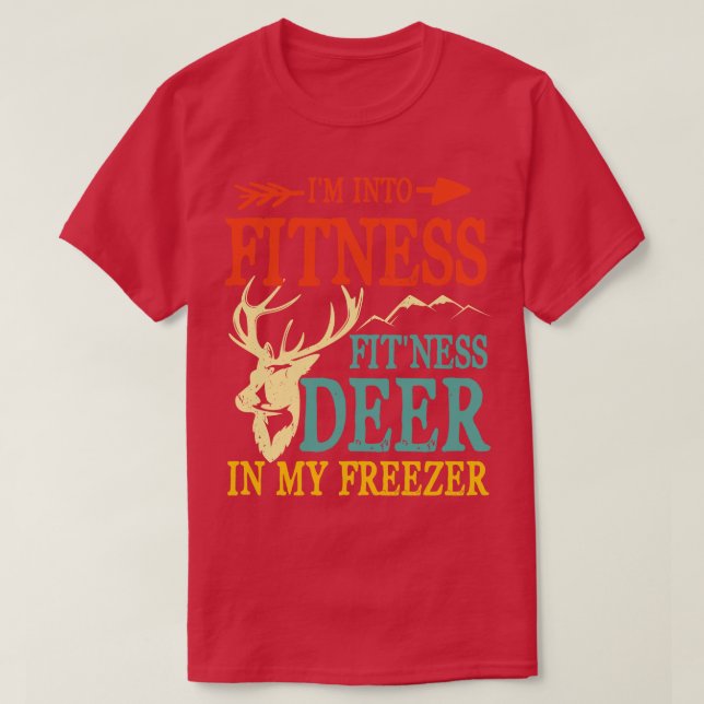 T-shirt Im Dans Ness Deer Dans Freezer (Design devant)