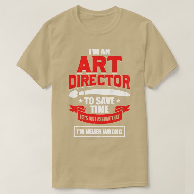 T-shirt Im Directeur Art (Design devant)