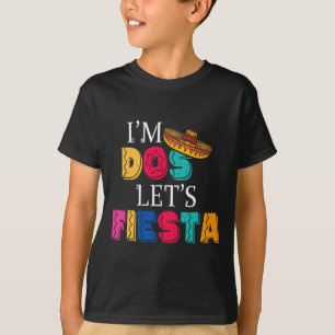 T-shirt I'm Dos Let's Fiesta Taco Twosday 2e Birthday 2 Y