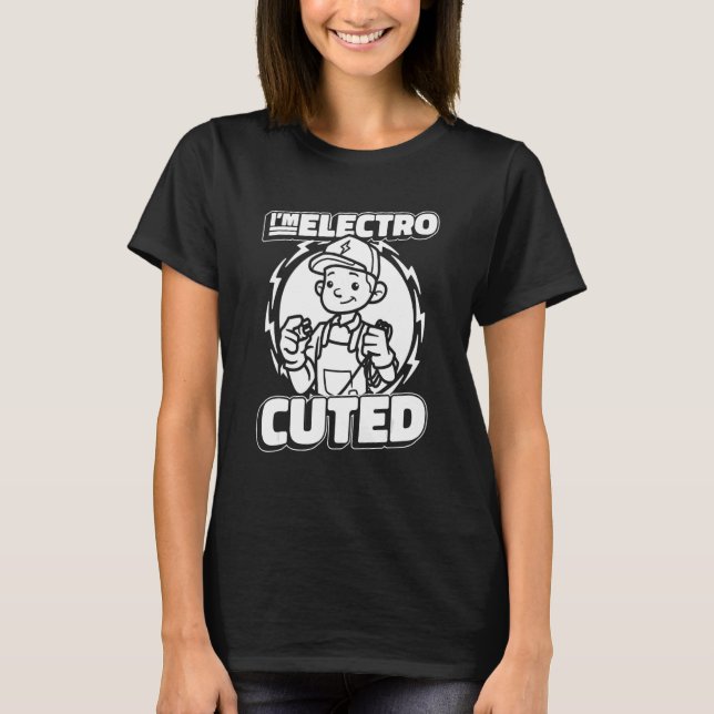 T-shirt I'm Electrocuted   Electrical Work Construction El (Devant)