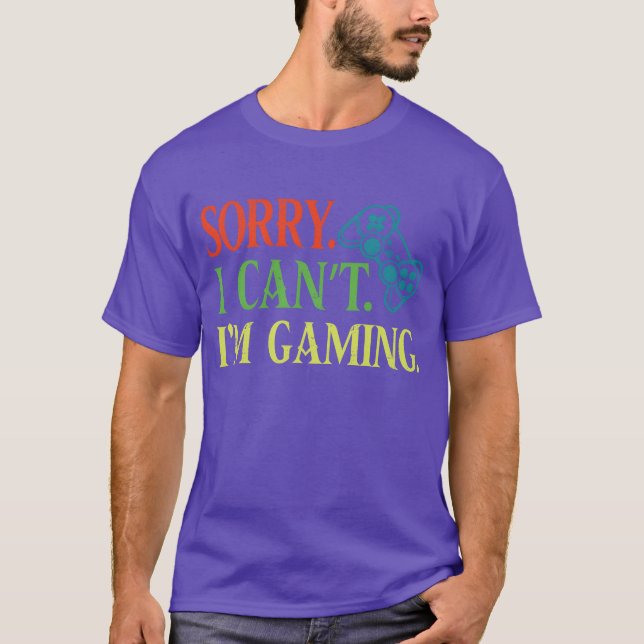 T-shirt Im Gaming Video Games Funny Gamer Gifts for Boys b (Devant)