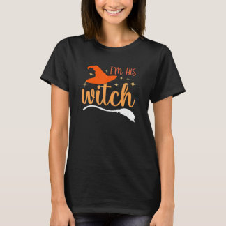T-shirt I'm Her Boo I'm His Witch