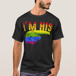 T-shirt Im His Hords Mine for Gay Couple Matching Résultat