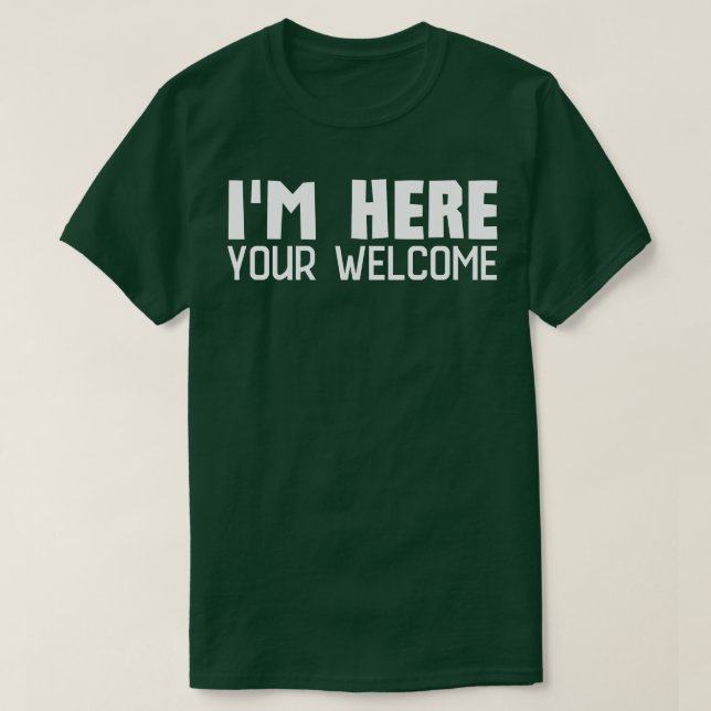 T-shirt Im Ici Vous Bienvenue 3 (Design devant)