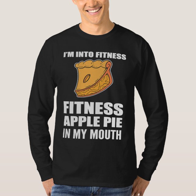 T-shirt I'm into Fitness Foodie or Baker (Devant)