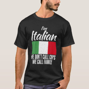 T-shirt Im Italien Je Parle Avec Mains Drôle Italien