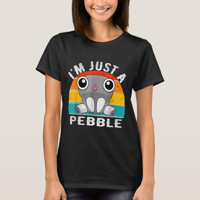T-shirt I'm Just A Pebble Kids  (Devant)