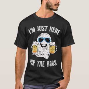 T-shirt I'm Just Here For The Boos Funny Halloween Ghost
