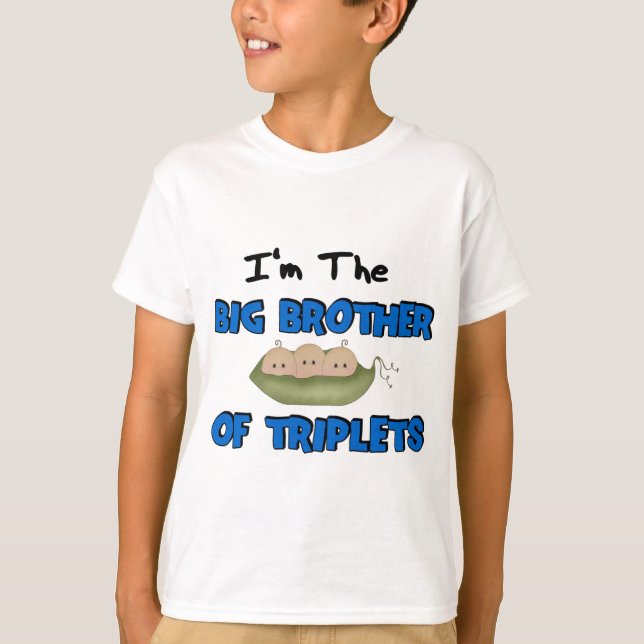 T-shirt Im le FRÈRE des TRIPLETS (Devant)
