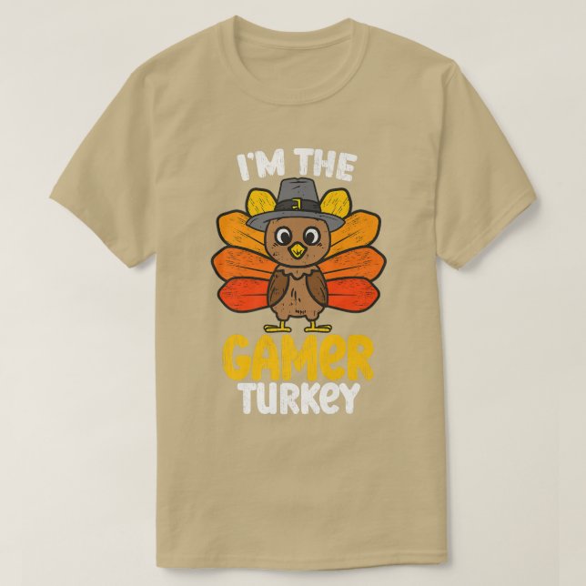 T-shirt Im le Gamer Turquie Bon thanksgiving 2022 Automne (Design devant)