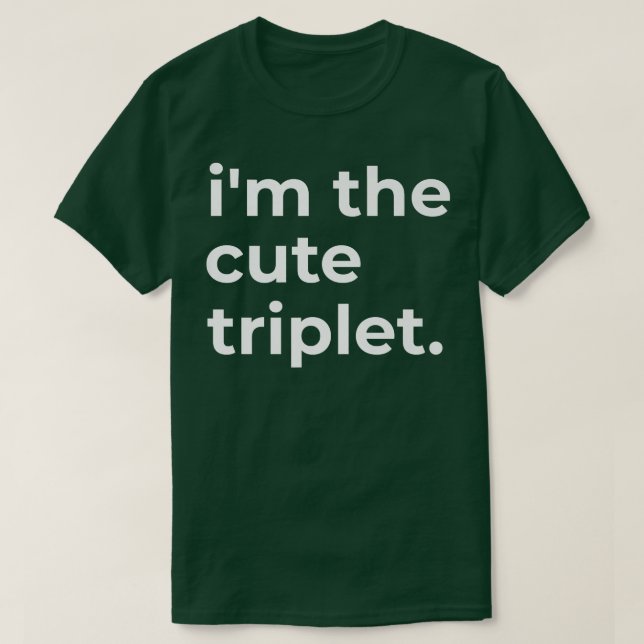 T-shirt im le joli triplet (Design devant)