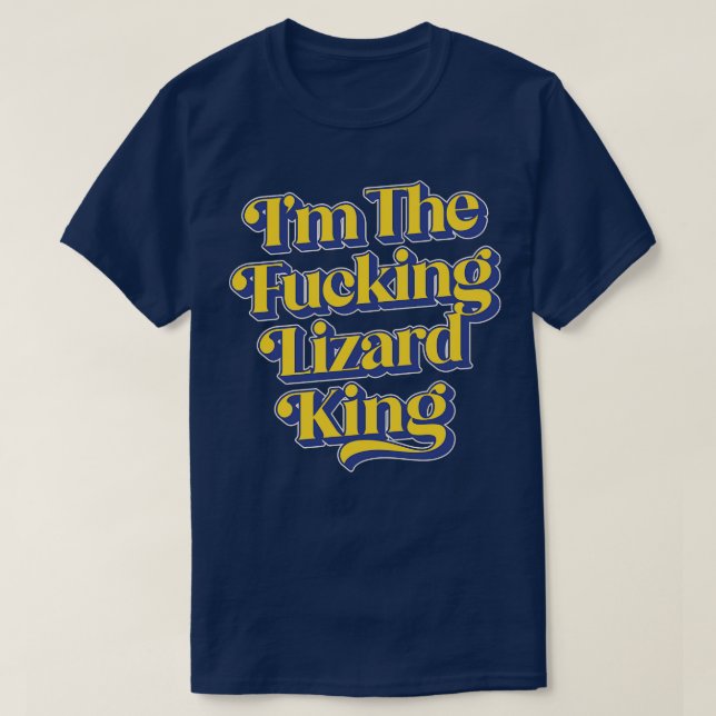 T-shirt Im Le Lizard King (Design devant)