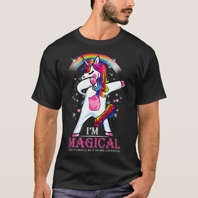T-shirt IM Magical Rainbow Unicorn Magic (Devant)