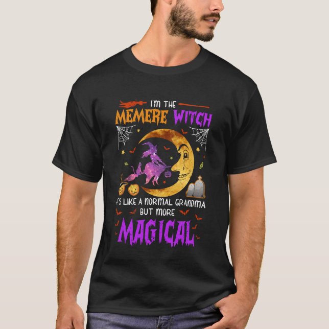 T-shirt I'm Memere Witch French Cajun Grandma Magical Hall (Devant)