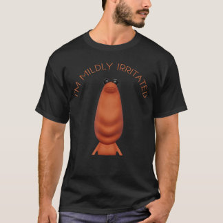 T-shirt Im Mildly Irritated Marcushe Worm Funny Meme Women