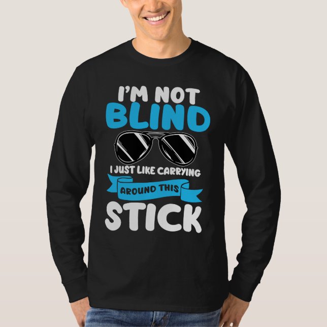 T-shirt I'm Not Blind Visually Impaired Braille Alphabet B (Devant)