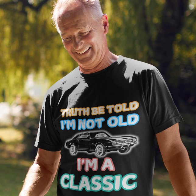 T-shirt "I'm Not Old, I'm A Classic" 1968 Homme Camaro (Créateur téléchargé)