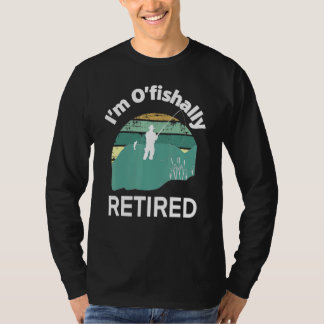 T-shirt Im Ofish Retraité Aller Pêche Pun Pour La Retraite