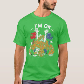 T-shirt Im OK Funny Postal Worker Lover Mail Carrier famil
