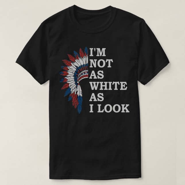 T-SHIRT IM PAS AUSSI BLANC QUE JE REGARDE (Design devant)