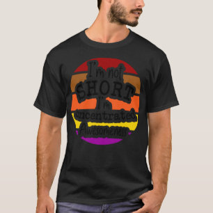 T-shirt Im Pas Court Im Concentré Awesominess
