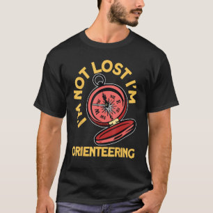 T-shirt Im Pas Perdu Im Orienteering Comass Randonnée Orie