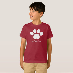 T-shirt Im-Paw-Tant Kid's Basic