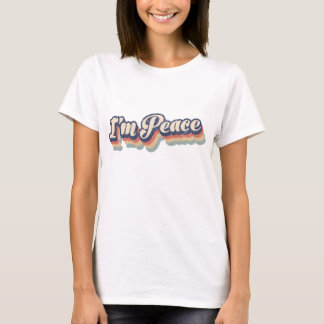 T-shirt I'M PEACE - I COME IN PEACE Funny Couple's Matchin