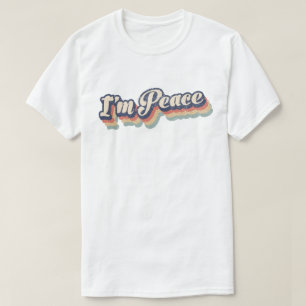 T-shirt I'M PEACE - I COME IN PEACE Funny Couple's Matchin