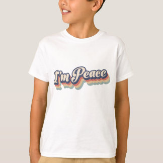 T-shirt I'M PEACE - I COME IN PEACE Funny Couple's Matchin