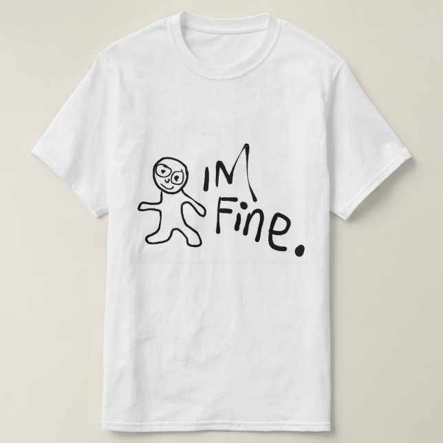 T-shirt Im pièce en t d'amende (Design devant)