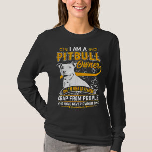 T-shirt Im Pit Bull Terrier Propriétaire Chien Aimer R Pap