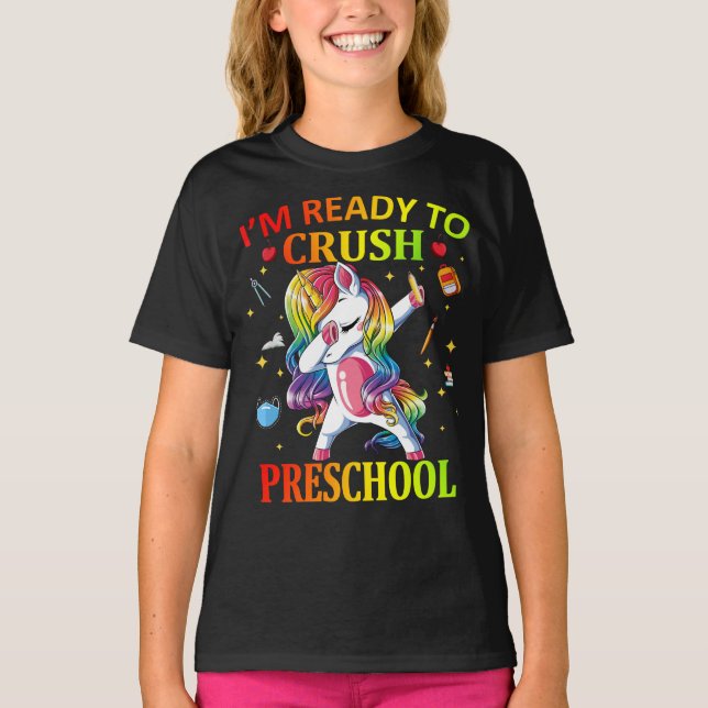 T-shirt IM PRÊT À CRUSH Pre-School Unicorn (Devant)
