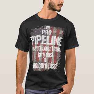 T-shirt Im Pro Pipeline Welts USA Drapeau Trump Train