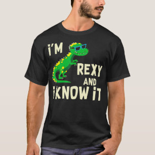 T-shirt IM REXY ET JE LE CONNAIS Dinosaur