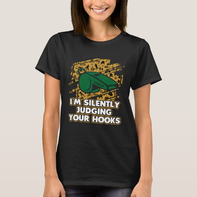 T-shirt Im Silently Judging Your Hooks Boxing Coach  Boxer (Devant)