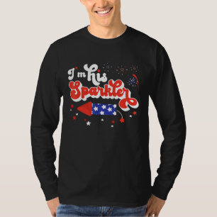 T-shirt Im Son Étincelle 4 juillet Fireworks Correspondant