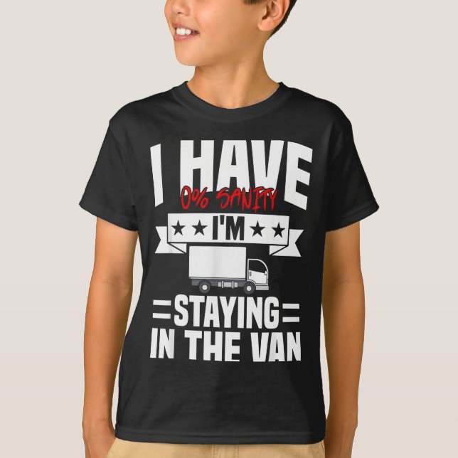 T-shirt I'm Staying In Tha Van Phasmophobia Funny Gamer Me (Devant)