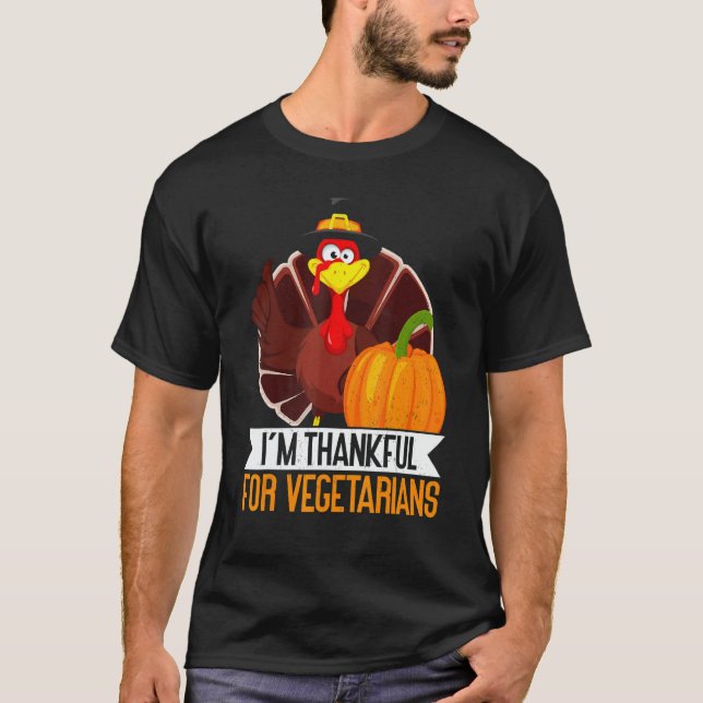 T-shirt I'm Thankful For Vegetarian Thanks Giving  Thanksg (Devant)