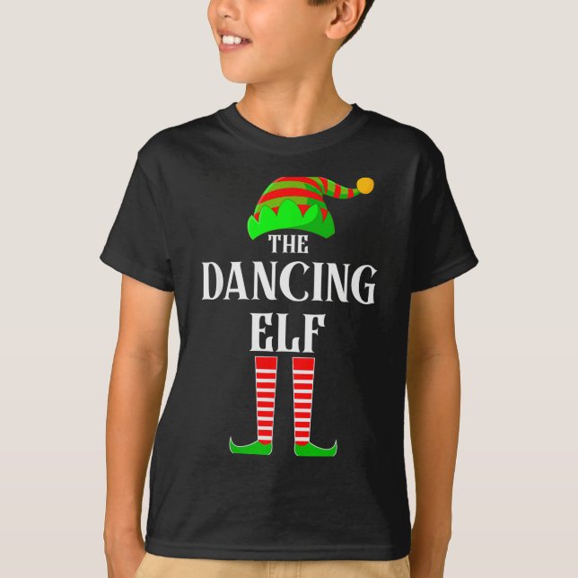 T-shirt I'm The Dancing Elf Family Matching Costume Christ (Devant)