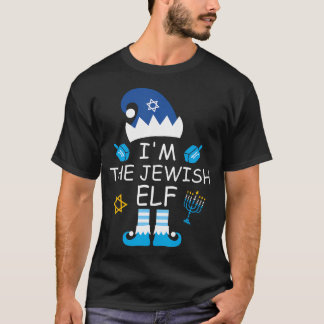 T-shirt Im The Jewish Elf Funny Hanukkah 	 Chanukah Festiv