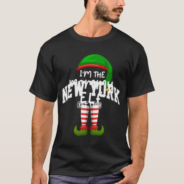 T-shirt I'M The Mommy Elf Funny Elf Family Matching Christ (Devant)