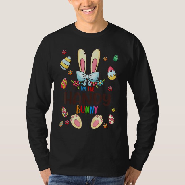 T-shirt I'm The Portable Bunny Easter Day Matching Family  (Devant)