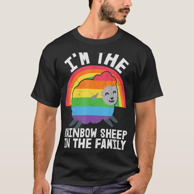 T-shirt I'm The Rainbow Sheep (Devant)