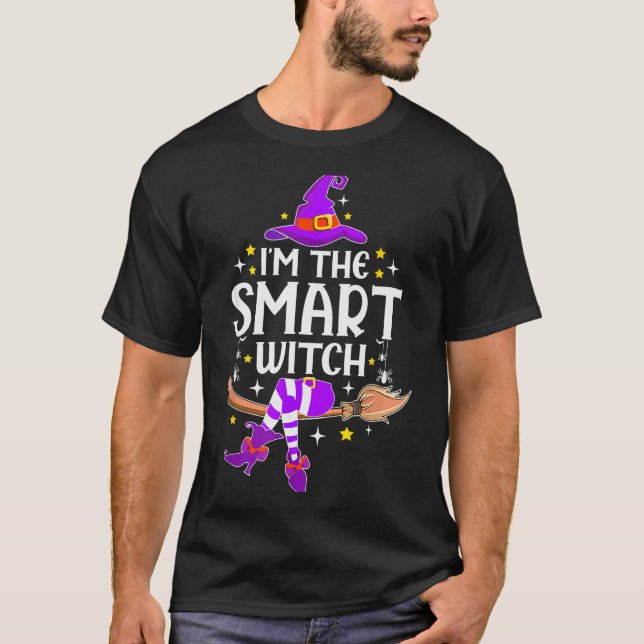 T-shirt I'm The Smart Witch Halloween Matching Group Costu (Devant)