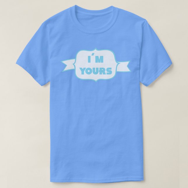 T-shirt Im Ton bleu (Design devant)
