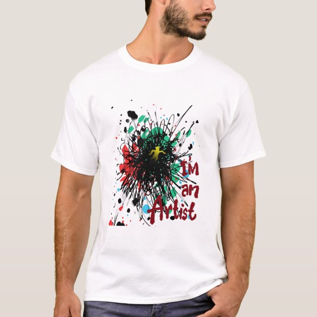 T-shirt im un artiste (Devant)